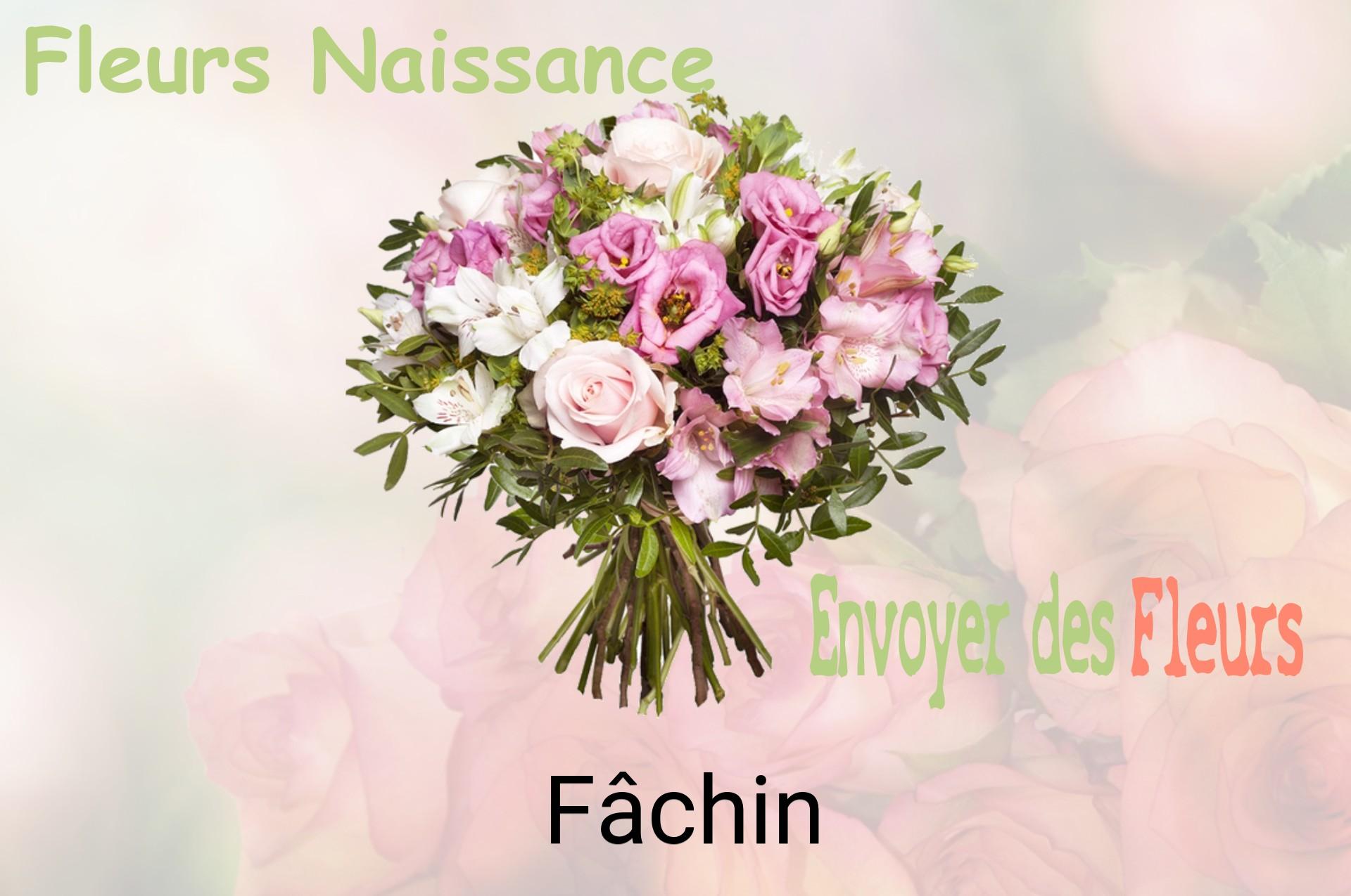 Bouquet de fleurs de naissance livré à Fâchin